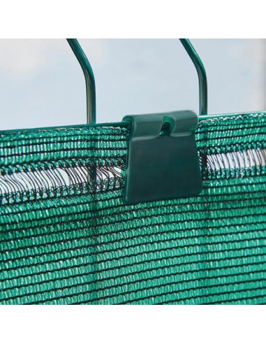 Lot de 20 fixations vertes pour Brise vue - ECLOZ ECLOZ Accessoires pour clôture, bordure et occultation