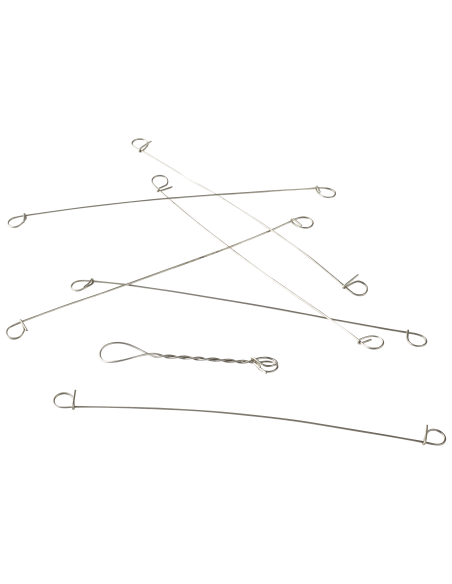 Lot de 200 liens métalliques pour Brise vue - ECLOZ ECLOZ Accessoires pour clôture, bordure et occultation