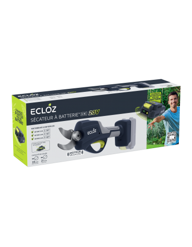 Sécateur sur Batterie 20V - ECLOZ ECLOZ Sécateur et cisaille