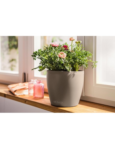 Pot à réserve d'eau Classico Color Ø21 cm Gris - Lechuza Lechuza Pot à réserve d'eau