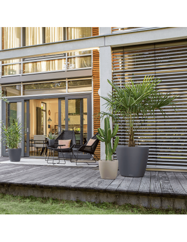 Pot à réserve d'eau Classico Color Ø28 cm Gris - Lechuza Lechuza Pot à réserve d'eau