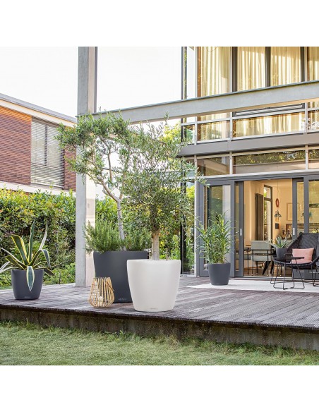 Pot à réserve d'eau Classico Color Ø28 cm Blanc - Lechuza Lechuza Pot à réserve d'eau