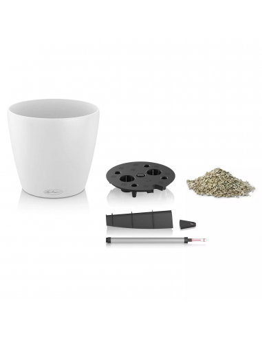 Pot à réserve d'eau Classico Color Ø35 cm Blanc - Lechuza Lechuza Pot à réserve d'eau