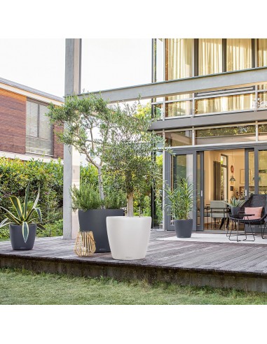 Pot à réserve d'eau Classico Color Ø35 cm Blanc - Lechuza Lechuza Pot à réserve d'eau