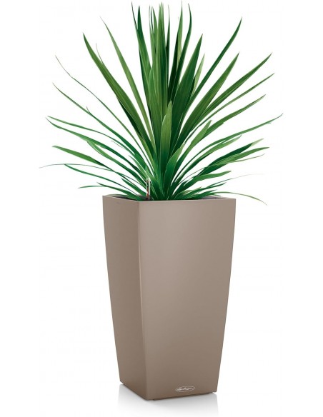 Pot à réserve d'eau Cubico Color 40 cm Gris - Lechuza Lechuza Pot à réserve d'eau