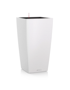 Pot à réserve d'eau Cubico Color 40 cm Blanc - Lechuza Lechuza Pot à réserve d'eau