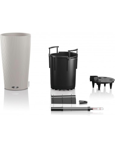 Pot à réserve d'eau Cilindro Color 23 cm Beige Sable - Lechuza Lechuza Pot à réserve d'eau