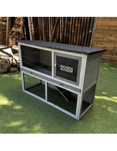 Clapier Double PAN PAN L.104 x l.52 x H.92 cm - Greenway Green Way NC Clapier 2