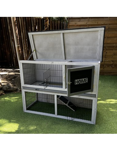 Clapier Double PAN PAN L.104 x l.52 x H.92 cm - Greenway Green Way NC Clapier