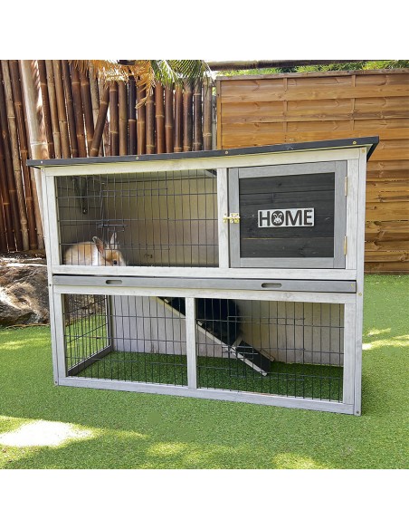 Clapier Double PAN PAN L.104 x l.52 x H.92 cm - Greenway Green Way NC Clapier