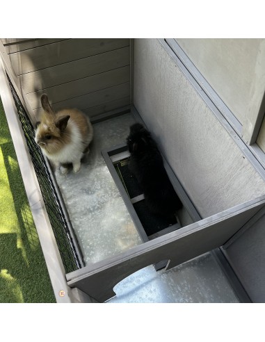 Clapier Double PAN PAN L.104 x l.52 x H.92 cm - Greenway Green Way NC Clapier