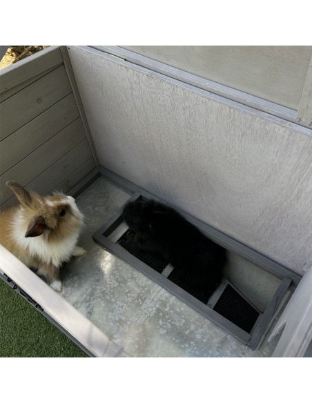 Clapier Double PAN PAN L.104 x l.52 x H.92 cm - Greenway Green Way NC Clapier