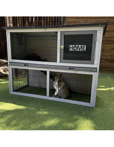 Clapier Double PAN PAN L.104 x l.52 x H.92 cm - Greenway Green Way NC Clapier