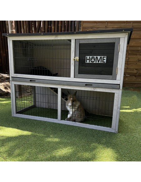 Clapier Double PAN PAN L.104 x l.52 x H.92 cm - Greenway Green Way NC Clapier