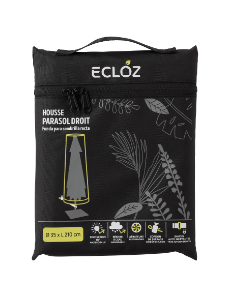 Housse de Protection pour Parasol Droit - Ecloz ECLOZ Housse pour mobilier de jardin