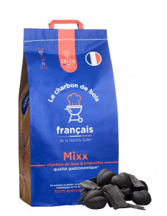 Charbon de bois et briquettes Mixx 8kg - Soler Soler Charbons de bois et allume-feux