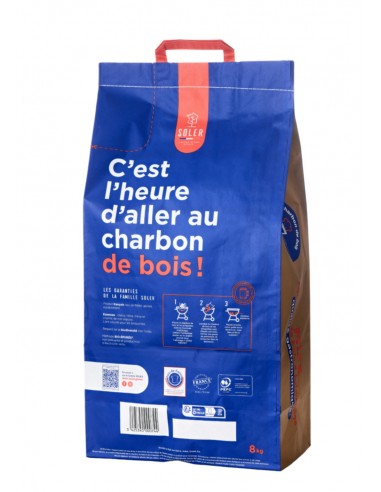 Charbon de bois et briquettes Mixx 8kg - Soler Soler Charbons de bois et allume-feux
