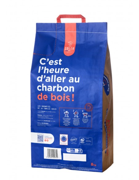 Charbon de bois et briquettes Mixx 8kg - Soler Soler Charbons de bois et allume-feux