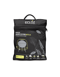 Housse de Protection pour BBQ Rond Ø57 cm - Ecloz ECLOZ Housse pour mobilier de jardin