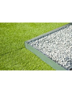 Bordure en Acier Galvanisé 91.4cm Lot de 3 + 4 Ancres - Ubbink Ubbink Bordures