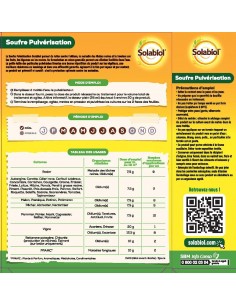 Soufre Pulvérisation 400g - Solabiol Solabiol Soin des plantes 2