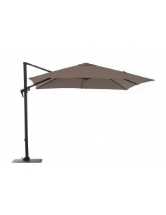 Parasol Déporté Roma 2,5 x 2,5 m Gris - Pro Loisir PRO LOISIR Les parasols