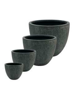 Pot Derby 04G Gris foncé - NDT NDT Pot et bac en fibre rond