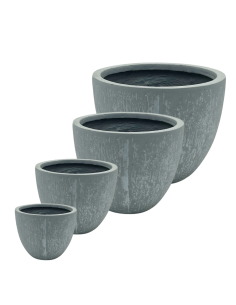 Pot Derby 04E Gris clair - NDT NDT Pot et bac en fibre rond