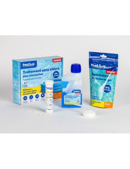 Kit de traitement petite piscine - PoolSan® PoolSan® Produits d'entretien de piscine