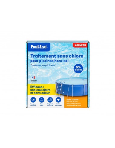 Kit de traitement moyenne piscine - PoolSan® PoolSan® Produits d'entretien de piscine