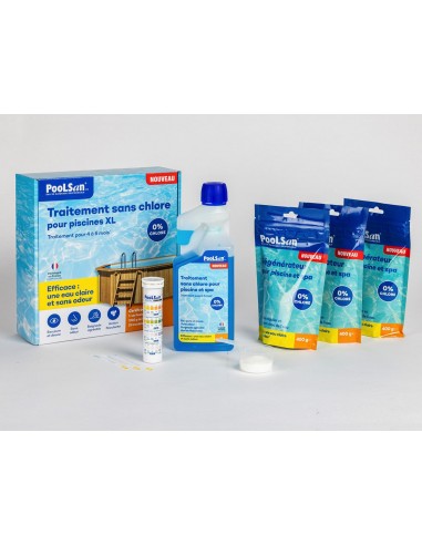 Kit de traitement grande piscine - PoolSan® PoolSan® Produits d'entretien de piscine