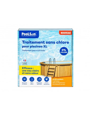 Kit de traitement grande piscine - PoolSan® PoolSan® Produits d'entretien de piscine