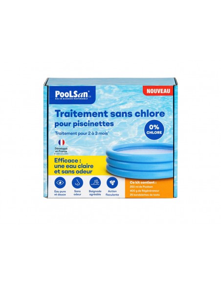 Kit de traitement petite piscine - PoolSan® PoolSan® Produits d'entretien de piscine
