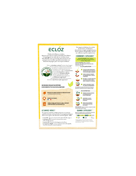 Engrais agrumes et plantes méditerranéennes 1,5 kg - ECLOZ ECLOZ Engrais spécifique