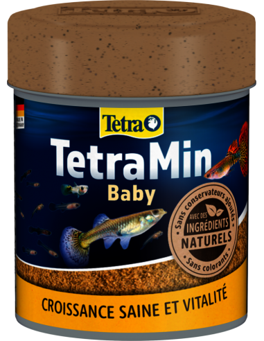 TetraMin Baby 66ml - Tetra Tetra Eau chaude