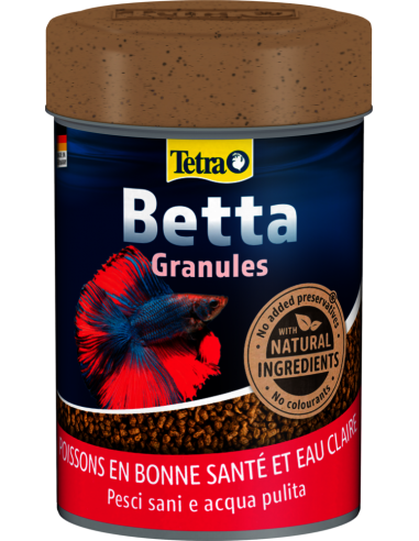 Betta granulés 85ml - Tetra Tetra Eau chaude