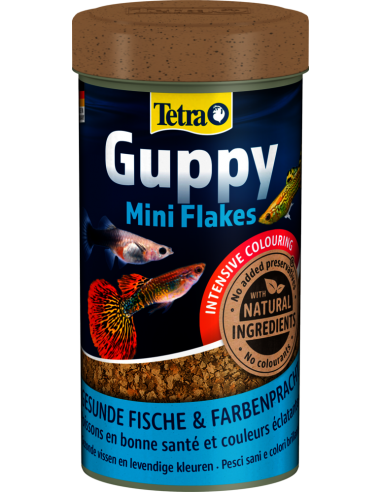 Guppy Mini Flakes 250ml - Tetra Tetra Eau chaude