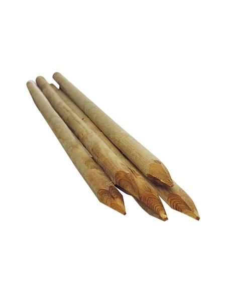 Tuteur fraisé Ø5 x H.200 cm  Tuteur bois et tuteur bambou