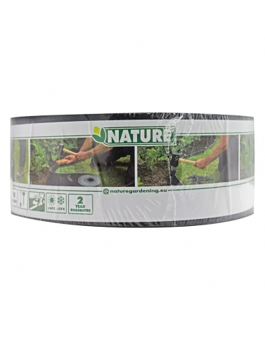 Bordure H.7,5 cm x L.10m noir - Ubbink Ubbink Bordures