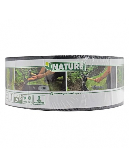 Bordure H.7,5 cm x L.10m noir - Ubbink Ubbink Bordures