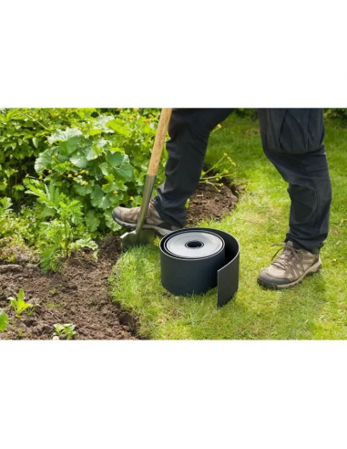 Bordure H.7,5 cm x L.10m noir - Ubbink Ubbink Bordures