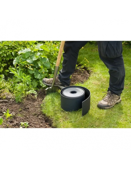 Bordure H.7,5 cm x L.10m noir - Ubbink Ubbink Bordures