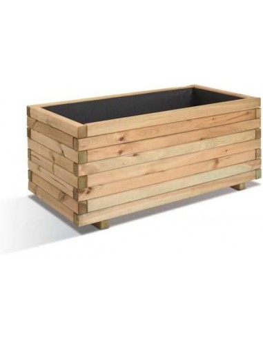 Bac Stockholm 50 cm  Pot, bac jardinière en bois