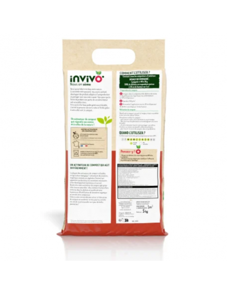 Activateur de Compost 5Kg - Invivo Nous On Sème Invivo - Nous on sème Composteur