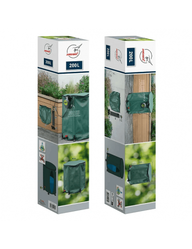 Récupérateur d'eau pliable 200L - Jardibric Jardibric Récupérateur d'eau