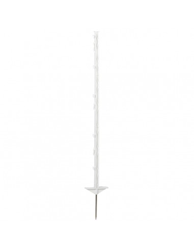 Piquet PVC basic blanc double bêche 105 cm x5 - GoSpark® GoSpark® Chevaux