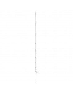 Piquet PVC basic blanc bêche moulée 147 cm x5 - GoSpark® GoSpark® Chevaux