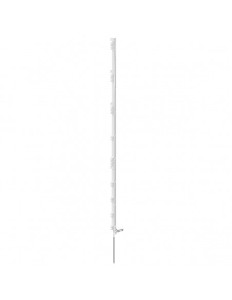 Piquet PVC basic blanc bêche moulée 147 cm x5 - GoSpark® GoSpark® Chevaux Piquet PVC basic blanc bêche moulée 147 cm x5 - GoSpark® GoSpark® Chevaux