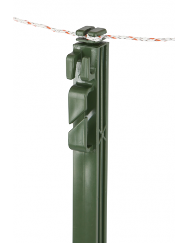 Piquet PVC vert pointe métale 158 cm x5 - GoSpark® GoSpark® Chevaux