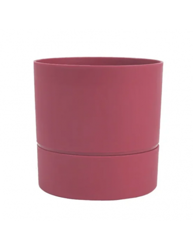 Pot rond rose Ø20 x H.19,3 cm Aquaduo - EDA Eda Pot à réserve d'eau